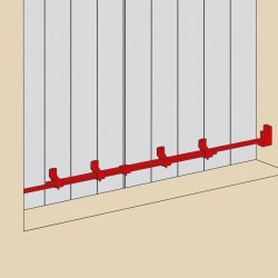 Barre de sécurité persienne recoupable