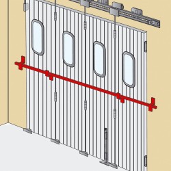 Barre de sécurité porte de garage