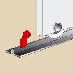 Butée de portail coulissant à souder
