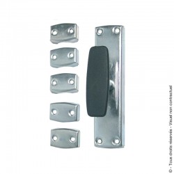 Crémone fonctionnelle + Bouton PVC