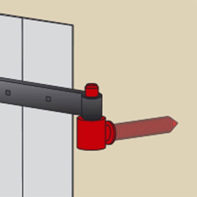 Gond à scellement chimique en inox pour menuiserie bois — free download