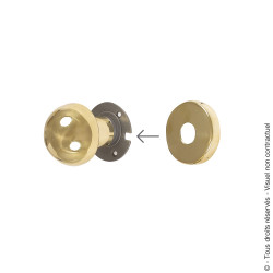 Bouton fixe sur rosace en...