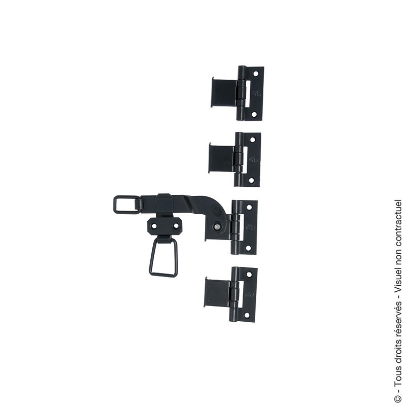 Accessoires pour espagnolette plate en acier Accessoires pour espagnolette plate en acier