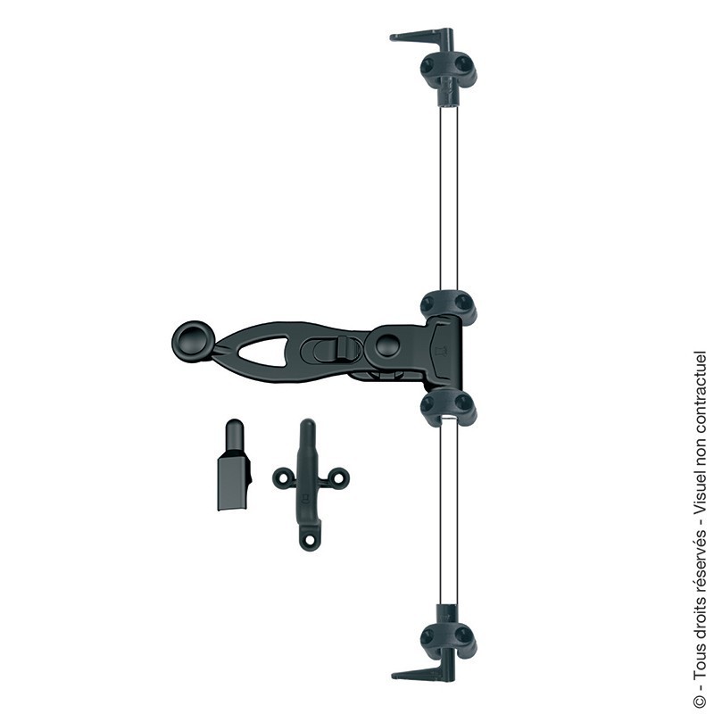 Accessoires pour espagnolette aluminium Accessoires pour espagnolette aluminium