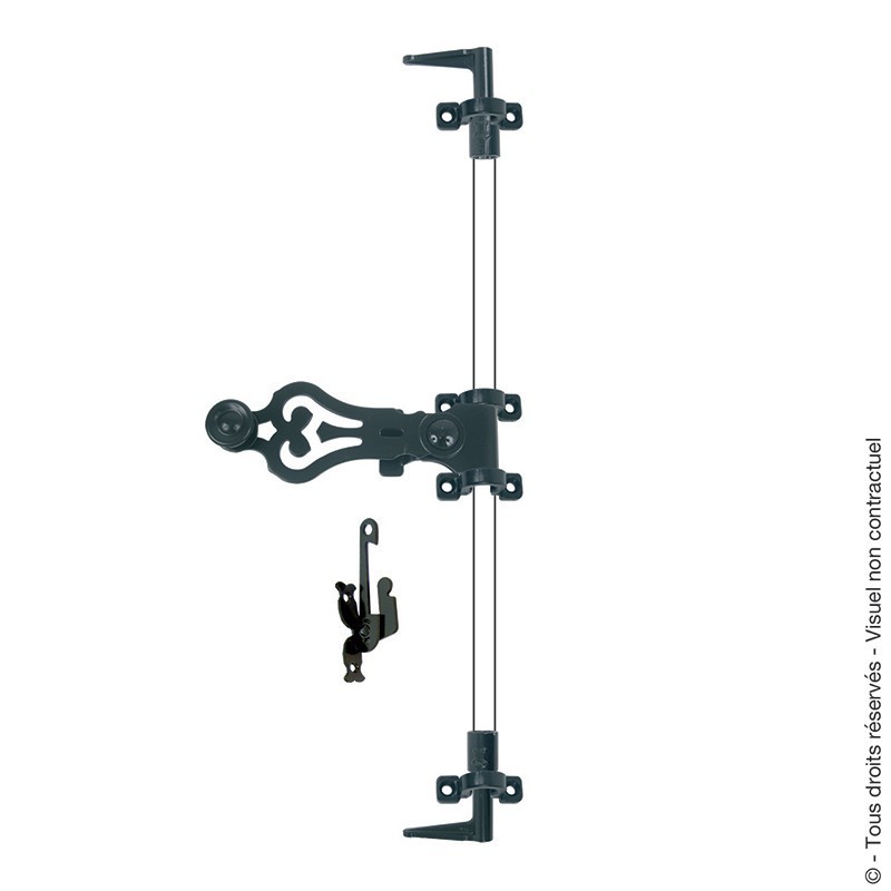 Accessoires espagnolette aluminium rainurés Accessoires espagnolette aluminium rainurés