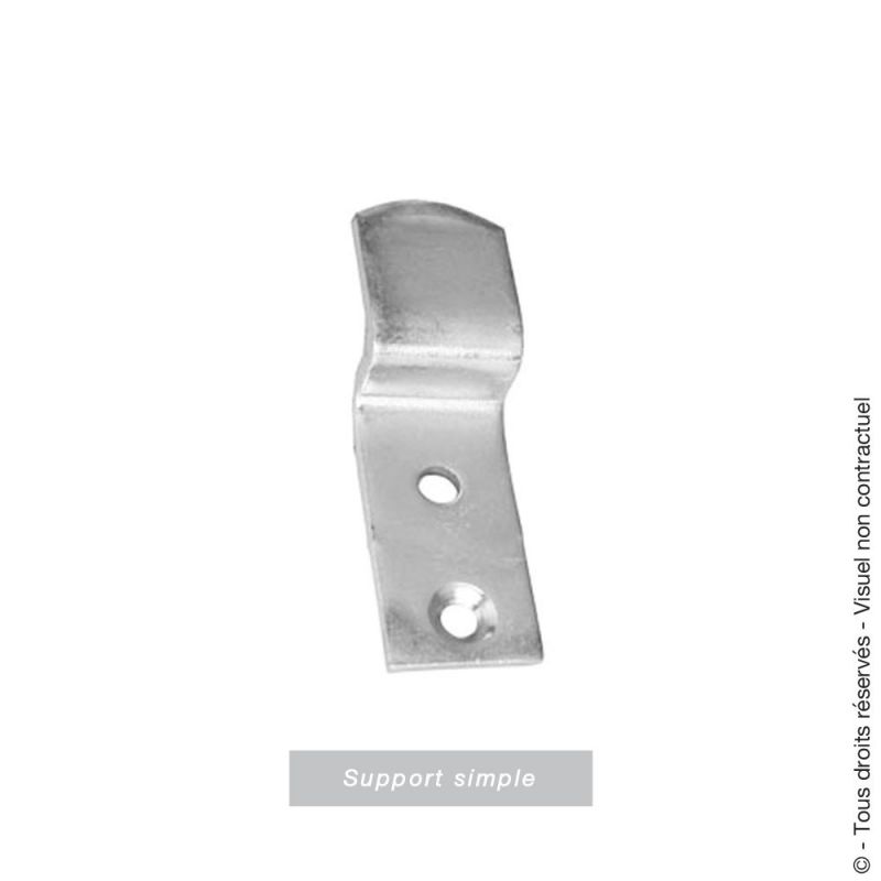 Support simple et kit pour barre de sécurité Support simple et kit pour barre de sécurité