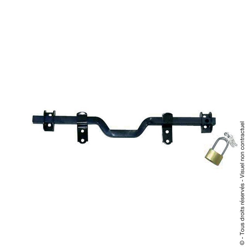 Barre de sécurité + cadenas Barre de sécurité + cadenas