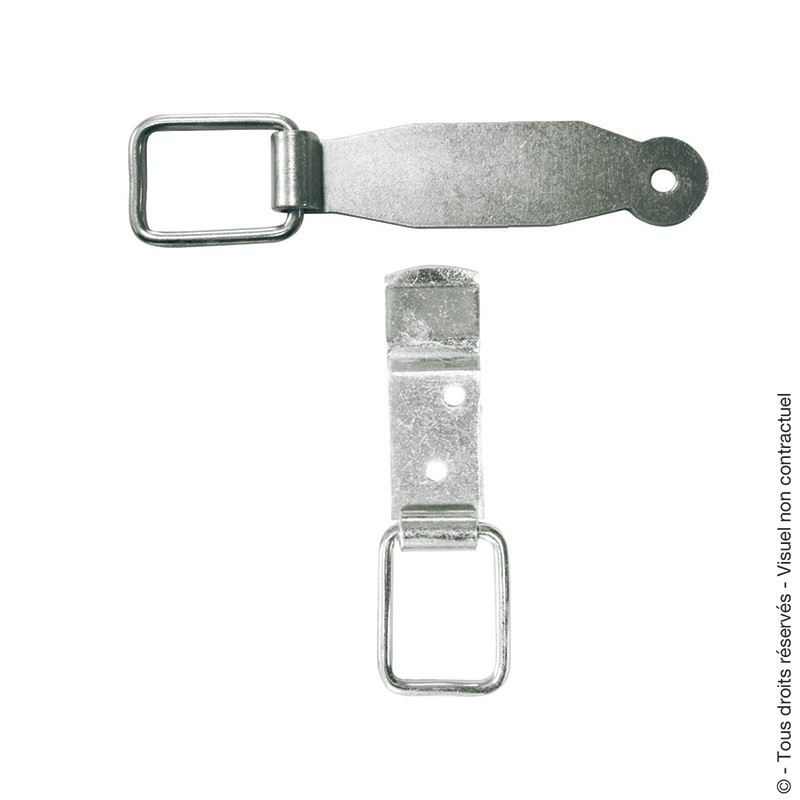 Loquet droit + support Loquet droit + support