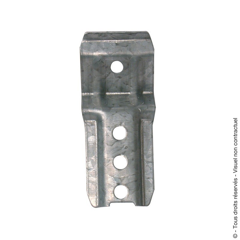 Support de courbe porte de garage coulissante en galva. Support de courbe porte de garage coulissante en galva.