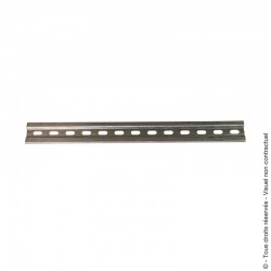 Rail droit porte garage coulissante L1500 mm Galva